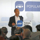 El ex concejal de Medina del Campo y diputado provincial, Eduardo Marcos, en un acto del Partido Popular.-ICAL
