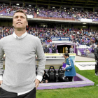 El entrenador del Real Valladolid, Joan Francesc Ferrer 'Rubí'-P. REQUEJO