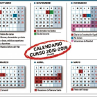 Calendario escolar 2018-2019.-EL MUNDO DE CASTILLA Y LEÓN