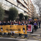 Hosteleros de Valladolid se manifiestan por la sistuación del sector como consecuencia de los cierres y limitaciones establecidos por la pandemia. / EUROPA PRESS