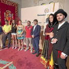 Organizadores y actores junto con el Empecinado y Catalina de la Fuente.-Miguel Ángel Santos
