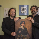 El guionista Alain Ayroles (izquierda) y el dibujante Juanjo Guarnido, durante su visita a Barcelona.-MANU MITRU