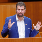 Tudanca durante una intervención en las Cortes.-J.M. LOSTAU