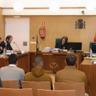 El Juzgado de lo Penal número 2 de la Audiencia Provincial de Burgos acoge la última sesión del juicio contra seis acusados por los disturbios ocurridos en 2014.-RICARDO ORDÓÑEZ / ICAL