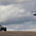 Lewis Hamilton, en el Circuito de las Américas.-AFP