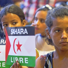 Recepción a los niños saharauis en el Ayuntamiento.-T.SANCHO