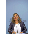 La portavoz de la Junta, Milagros Marcos comparece en rueda de prensa tras el Consejo de Gobierno.-ICAL