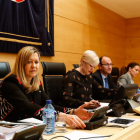 La consejera de Economía y Hacienda, Pilar del Olmo, comparece en las Cortes para informar sobre la sentencia de las ITV y sobre la prórroga de los Presupuestos.-ICAL
