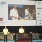 El chef Teo Rodríguez durante su participación en Gastronomika.-E. M.