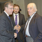 El consejero de Fomento junto al director general de Proconsi y el consejero delegado de Alsa Grupo-J.M.Lostau