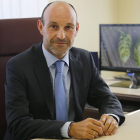 José Antonio Magadán en las instalaciones de Hopsteiner en León.-EM