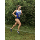Ángela Alonso en plena competición de Cross con el equipo de la universidad de Georgia.-EL MUNDO