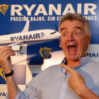 El presidente de la compañía Ryanair, Michael OLeary,. /-DAVID CASTRO