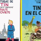 Portadas de los cómics Tintín en el país de los soviets y Tintín en el Congo.-EL PERIÓDICO