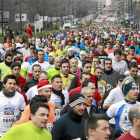 Paseo de Isabel la Católica, durante la edición de la San Silvestre de 2016.-J.M. LOSTAU