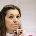 La presidenta de ATA Castilla y León, Soraya Mayo, presenta el barómetro ‘Situación autónomos’.-Ical