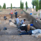 Excavaciones en el yacimiento de Pintia en Padilla de Duero.-E. M.