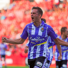 Juan Villar celebra su primer gol en el actual campeonato de Liga.-ARABA PRESS