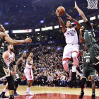 DeRozan, en acción.-AP
