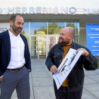 Javier Hontoria y Ricardo Suárez, ayer en el Museo Patio Herreriano.-J. M. LOSTAU