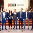 Luis Fuentes, Luis Tudanca, Imelda Rodríguez, Juan José Sanz Vitorio, José Luis Martín, Pablo Fernández y José Sarrión.-ICAL