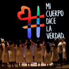 Mujeres y personas LGTBI víctimas de violencia sexual participan en el Encuentro por la Verdad en Colombia.-EFE