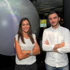 Laura González y David Criado, creadores de Radian Systems, una empresa orientada a la industria espacial.-EL MUNDO