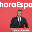 Pedro Sánchez, este lunes durante la presentación de la campaña del PSOE al 10-N.-DAVID CASTRO