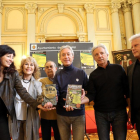 La concejala de Cultura y Turismo, Ana Redondo, y representantes de los grupos Los Mismos, Los Íberos, Relámpagos y Los Brincos presentan los Premios Pioneros 2017-RUBÉN CACHO/ ICAL
