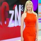La presentadora Anne Igartiburu en el plató de Corazón del 2018.-/ TVE