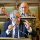 El portavoz del PP, Antonio Martínez Bermejo, ayer durante el Pleno.-MIGUEL ÁNGEL SANTOS