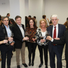 Brindis de los integrantes del partido PP Segovia.-ICAL