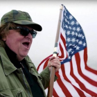 Michael Moore en una imagen de su documental '¿Qué invadimos ahora?', estrenado en el 2015.-