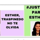 Carteles en recuerdo de Esther como parte de la convocatoria difundida por el Ayuntamiento de Traspinedo.- E. M.