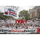 Soria Ya encabezó la manifestación que copó el centro de Madrid.-MARIO TEJEDOR