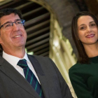 Inés Arrimadas y Juan Marín.-RAÚL CARO (EFE)
