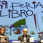 Ruiz Casado, Aramburu y Luisgé Martín, ayer-C. ARRANZ /F. L.
