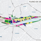 Plano de usos de suelo de Madrid Nuevo Norte.-TWITTER CASTELLANA NORTE