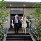 La consejera de Economía y Hacienda, Pilar del Olmo, visita el edificio CEEI (Centro Europeo de Empresas e Innovación) del Parque Tecnológico de Boecillo junto al presidente de Gadea-AMRI, Gerardo Gutiérrez, entre otros.-ICAL