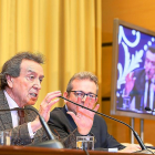José Antonio de Santiago-Juárez y José Luis García, ayer, en la jornada informativa del proyecto de Diálogo Civil.-ICAL