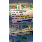 Oferta reclamo por la compra de leche.-E.M.