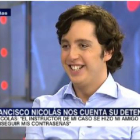 'El pequeño Nicolás' en una aparición televisiva.-Foto: EL PERIÓDICO