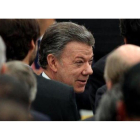 El presidente de Colombia, Juan Manuel Santos, en Bogotá.-EFE / MAURICIO DUENAS CASTANEDA
