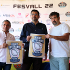 Guerrero, Escudero y Bustos en la presentación del Festival en la Real Sociedad Hípica. / E M.
