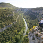 El Ebro ha tallado el espectacular paisaje que se aprecia desde ambas orillas del cañón.-ISRAEL L. MURILLO