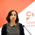 La portavoz de Ciudadanos en Valladolid, Pilar Vicente, valora la actualidad política local y autonómica.-ICAL