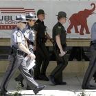 Fuertes medidas de seguridad para la convención republicana.-AP / Matt Rourke