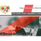 Wilfred Agbonavbare, en la web del Rayo Vallecano.-