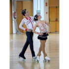 Manuel Delgado y Lidia Mateo durante uno de los ejercicios de preparación.-EL MUNDO