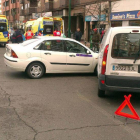 Accidente de dos turismos en Valladolid en el cruce de las calles Puente Colgante y Gabilondo-Ical